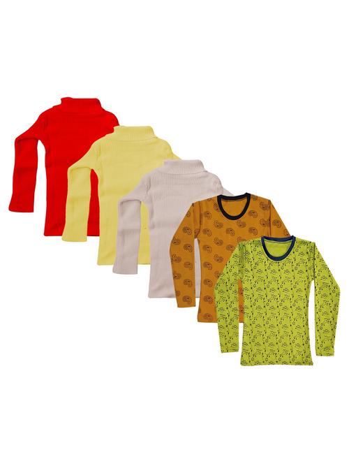 girls printed regular top combo - 18755923 - Very Small Image - 1