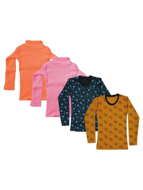girls printed regular top combo - 18755943 - Very Small Image - 1