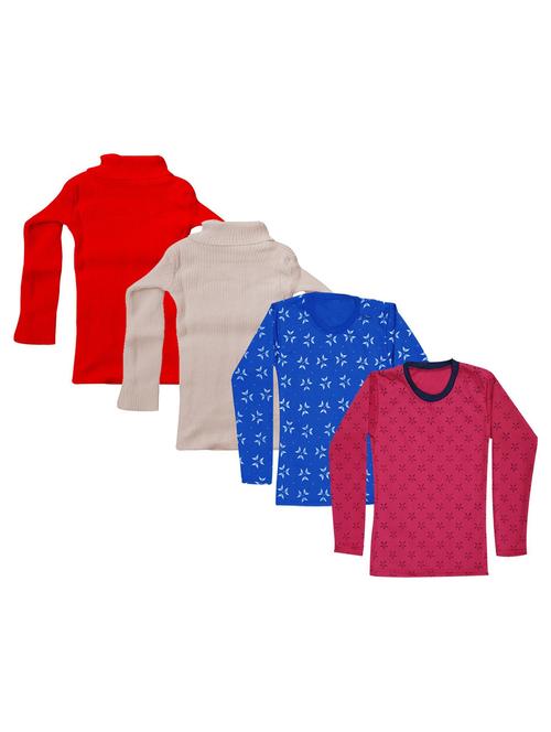 girls printed regular top combo - 18755950 - Very Small Image - 1