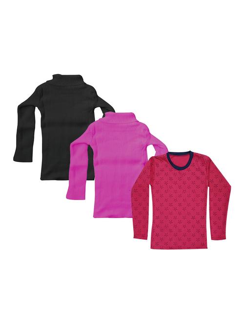 girls printed regular top combo - 18755951 - Very Small Image - 1