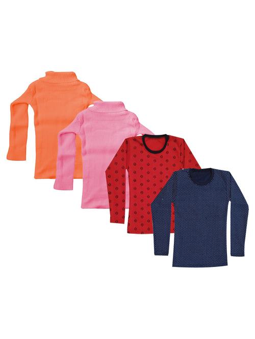 girls printed regular top combo - 18755955 - Very Small Image - 1