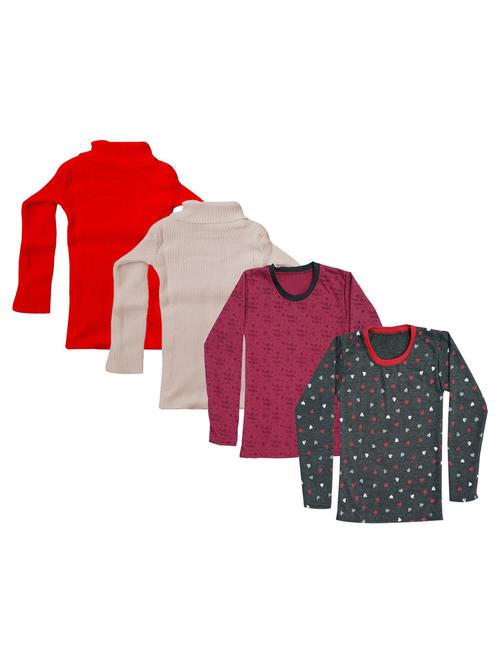 girls winter wear combo pack of tops - 18756013 - Very Small Image - 1