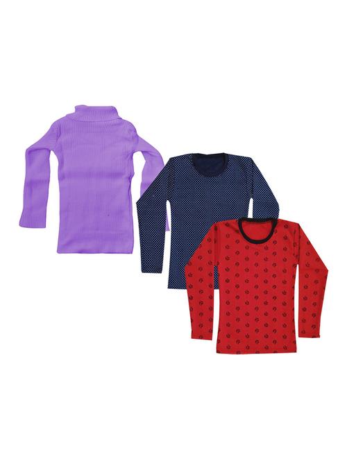 girls printed regular top combo - 18756038 - Very Small Image - 1