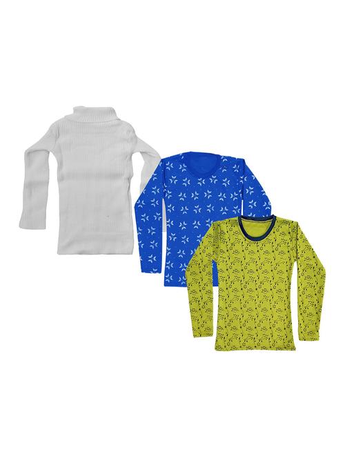 girls printed regular top combo - 18756096 - Very Small Image - 1