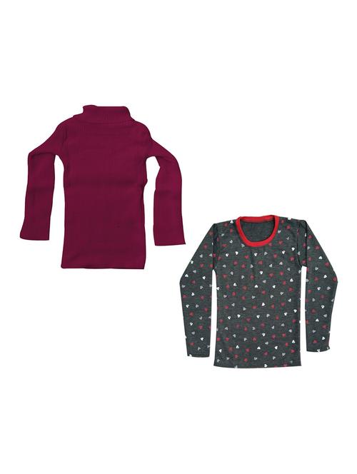 girls winter wear combo pack of tops - 18756117 - Very Small Image - 1