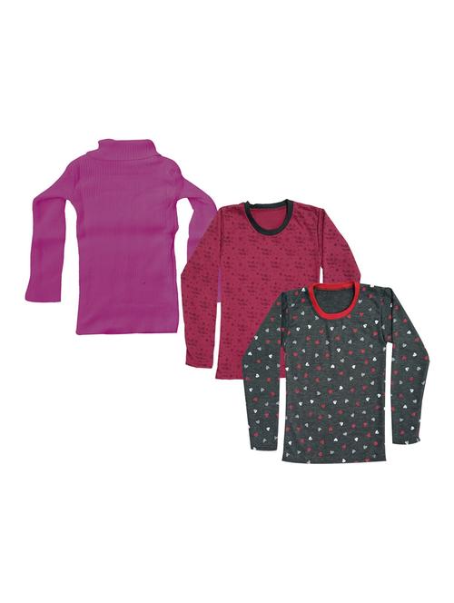 girls winter wear combo pack of tops - 18756162 - Very Small Image - 1