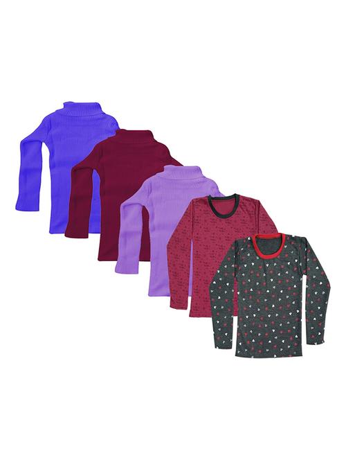 girls printed regular top combo - 18756273 - Very Small Image - 1