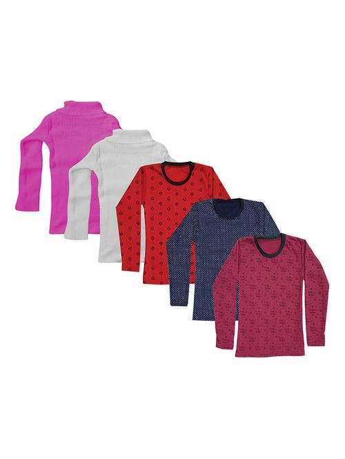 girls printed regular top combo - 18756281 - Very Small Image - 1