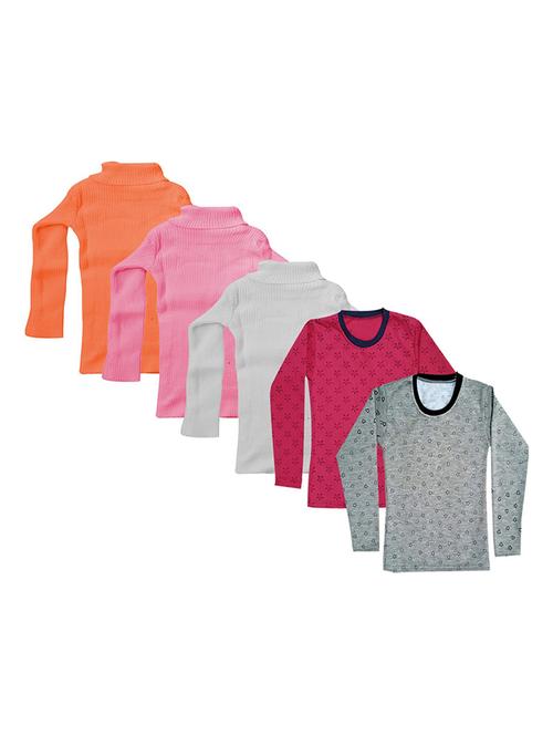 girls printed regular top combo - 18756322 - Very Small Image - 1