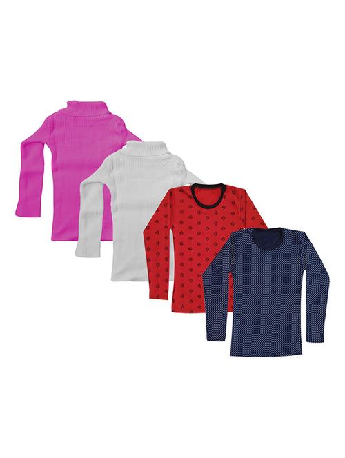 girls printed regular top combo - 18756337 - Very Small Image - 1