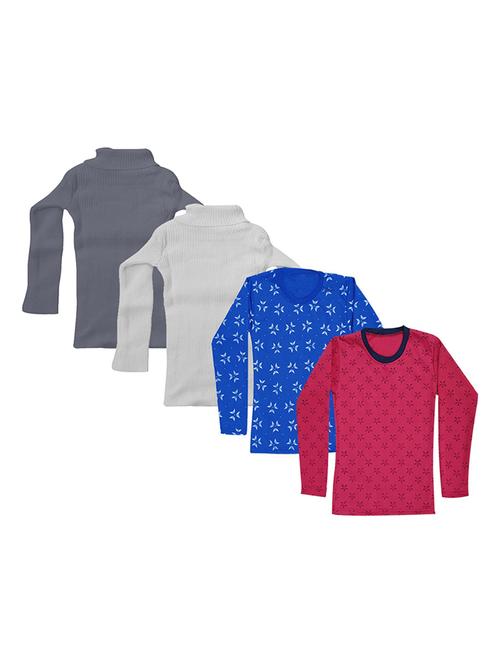 girls printed regular top combo - 18756426 - Very Small Image - 1