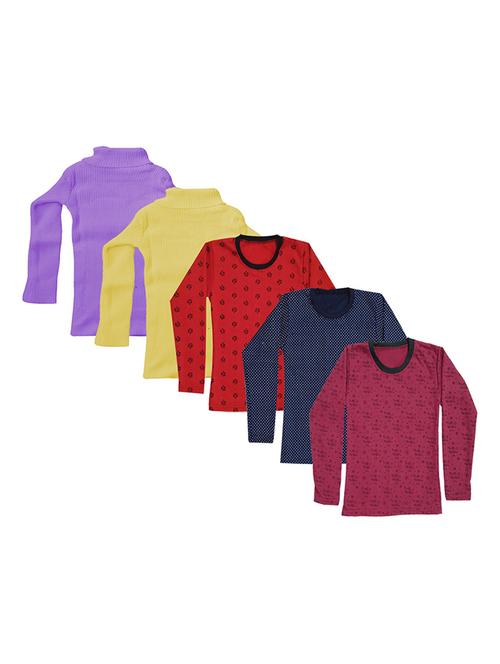 girls printed regular top combo - 18756435 - Very Small Image - 1
