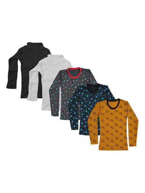 girls printed regular top combo - 18756463 - Very Small Image - 1