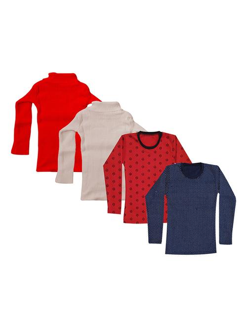 girls printed regular top combo - 18756469 - Very Small Image - 1
