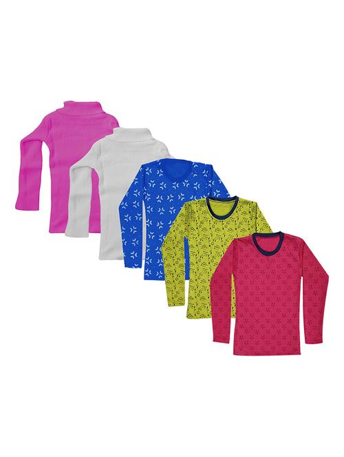 girls printed regular top combo - 18756481 - Very Small Image - 1