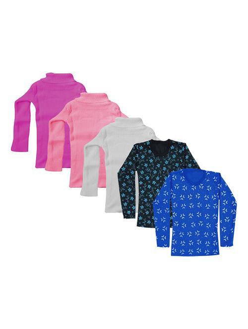 girls printed regular top combo - 18756525 - Very Small Image - 1
