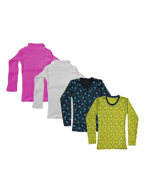 girls printed regular top combo - 18756555 - Very Small Image - 1