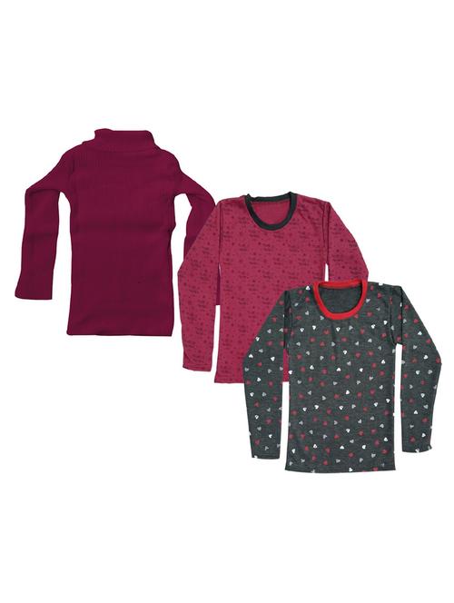 girls winter wear combo pack of tops - 18756611 - Very Small Image - 1