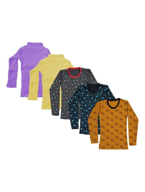 girls printed regular top combo - 18756679 - Very Small Image - 1