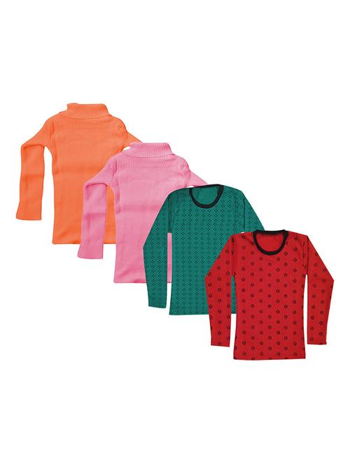 girls printed regular top combo - 18756697 - Very Small Image - 1