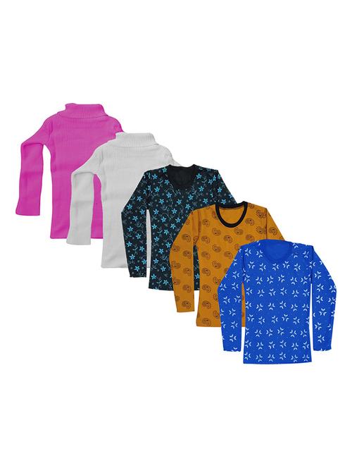 girls printed regular top combo - 18756703 - Very Small Image - 1