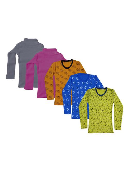 girls printed regular top combo - 18756730 - Very Small Image - 1
