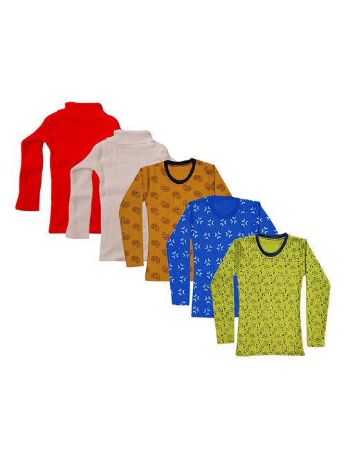 girls printed regular top combo - 18756769 - Very Small Image - 1