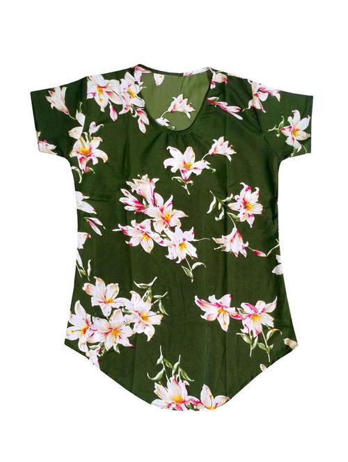 girls round neck printed regular top - 18757116 - Very Small Image - 1
