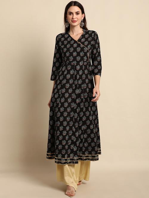 women's flared kurta - 18757905 - Very Small Image - 1