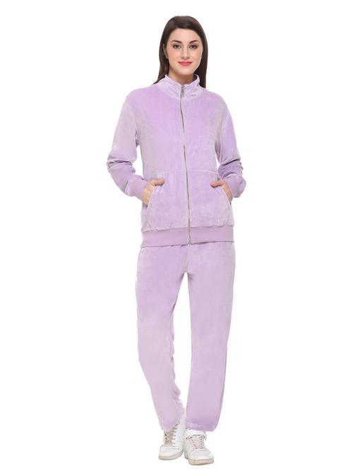 high neck zip up track suit set - 18758012 - Very Small Image - 1