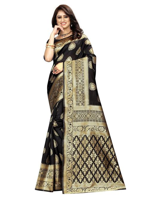 ethnic banarasi saree with blouse - 18758398 - Very Small Image - 1