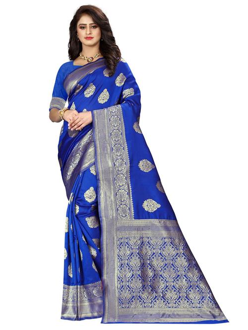 ethnic banarasi saree - 18758409 - Very Small Image - 1