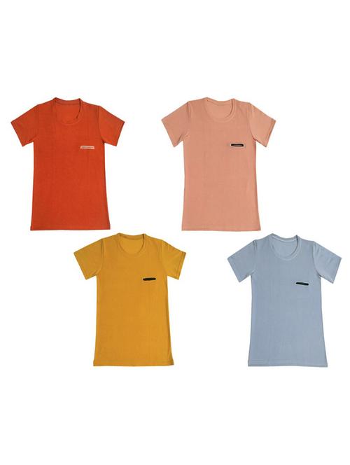 multi colored polyester combo t-shirt - 18758922 - Very Small Image - 1