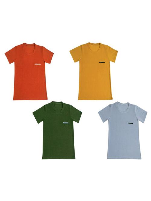 multi colored polyester combo t-shirt - 18758992 - Very Small Image - 1