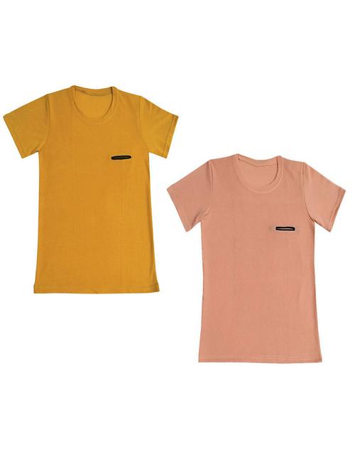 boys solid t-shirt combo - 18758995 - Very Small Image - 1