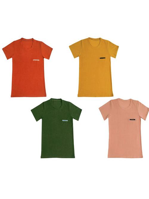 boys solid t-shirt combo - 18759003 - Very Small Image - 1