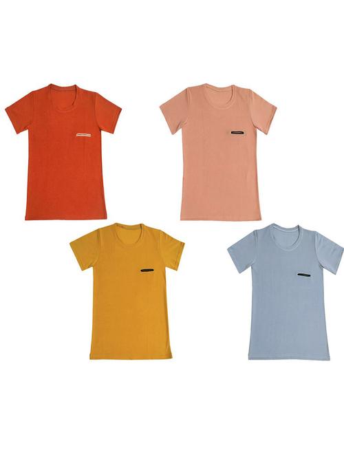 boys solid t-shirt combo - 18759022 - Very Small Image - 1