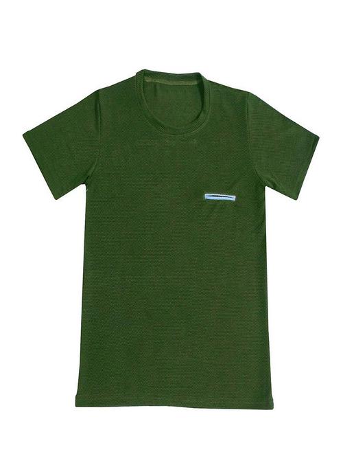 boys round neck solid t-shirt - 18759023 - Very Small Image - 1