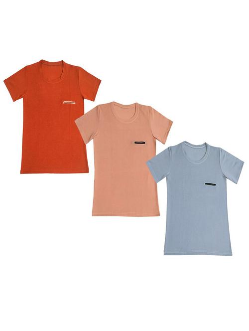 multi colored set of 3 pcs t-shirt - 18759254 - Very Small Image - 1