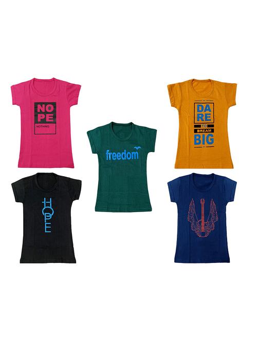 multi colored cotton t-shirt - 18759328 - Very Small Image - 1