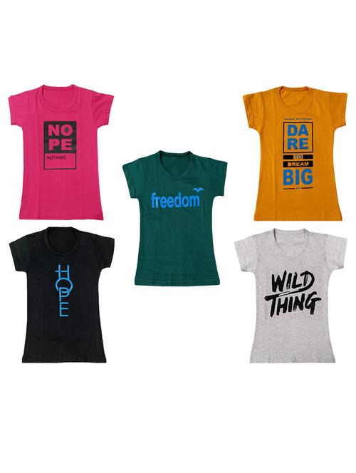 boys round neck t-shirt combo - 18759523 - Very Small Image - 1