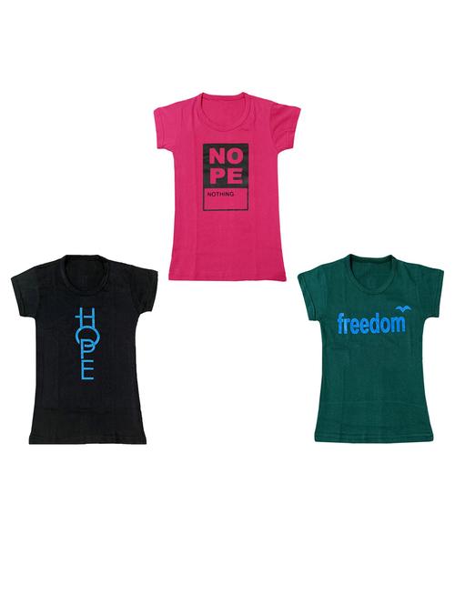 boys round neck t-shirt combo - 18759620 - Very Small Image - 1