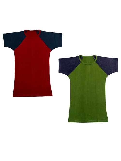 boys round neck t-shirt combo - 18759711 - Very Small Image - 1