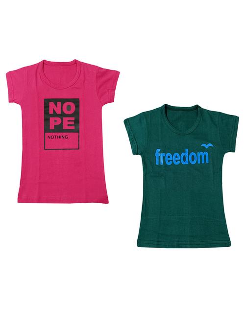 boys round neck t-shirt combo - 18759720 - Very Small Image - 1