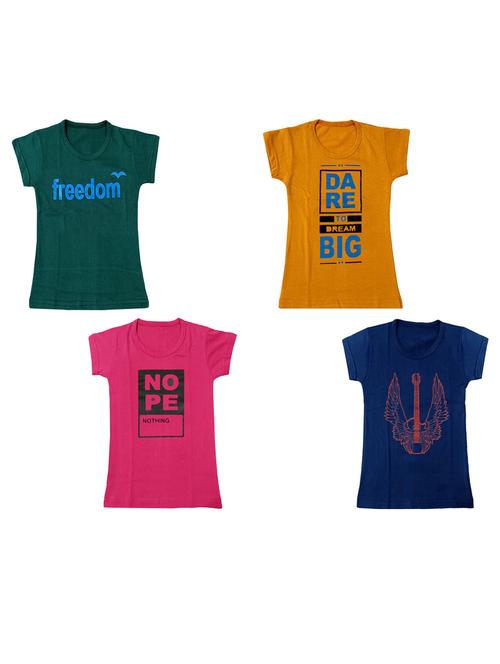 boys round neck printed t-shirts combo - 18759769 - Very Small Image - 1