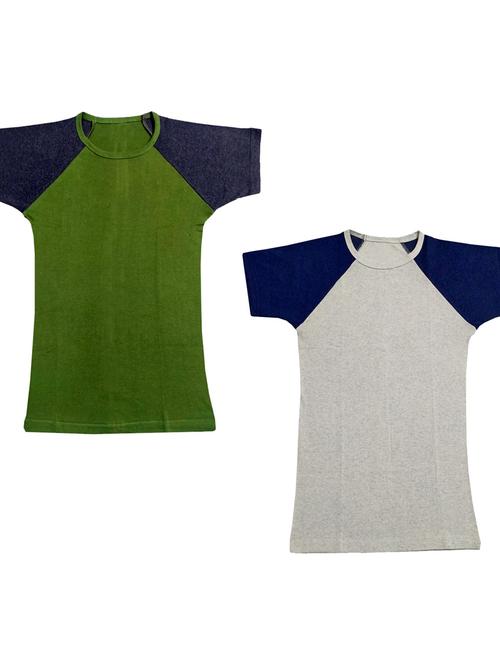 boys round neck combo t shirt - 18759898 - Very Small Image - 1