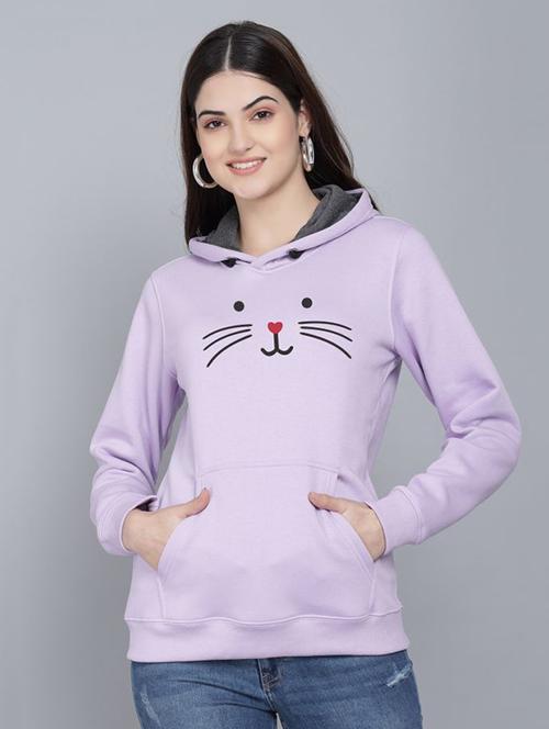 hooded neck color block sweatshirt - 18760526 - Very Small Image - 1