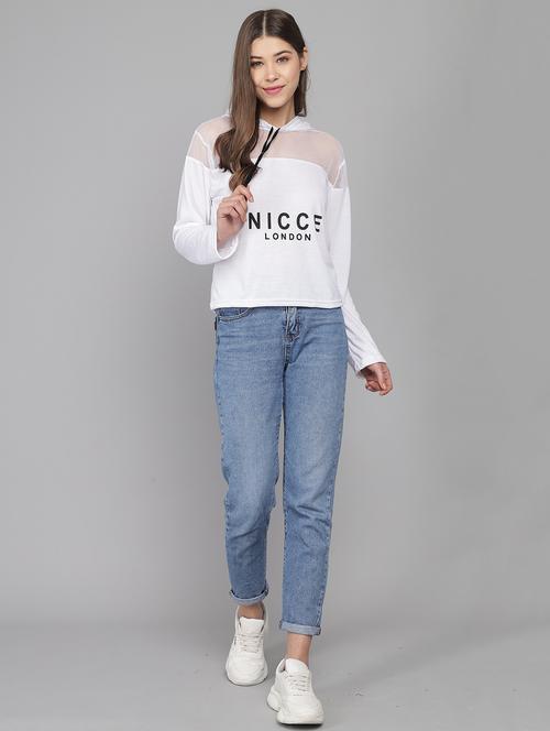 hooded neck graphic sweatshirt - 18760552 - Very Small Image - 1