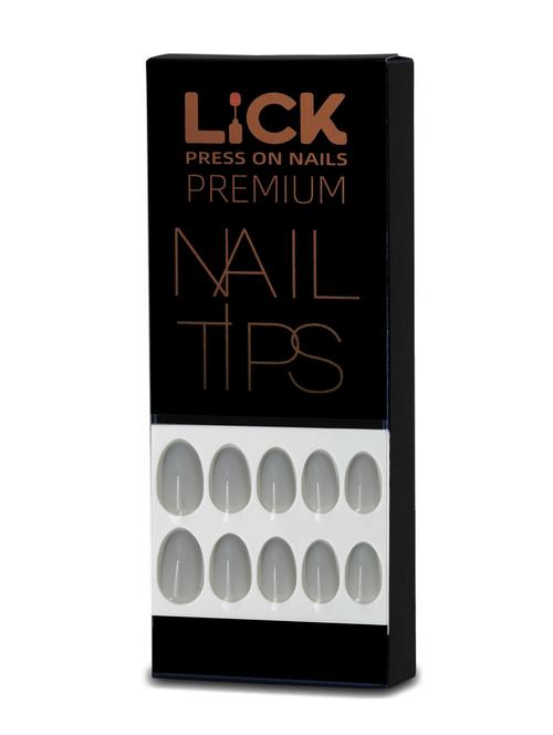 lick 24 pcs grey artificial/false/fake reusable stick on nails with application kit - 18760780 - Very Small Image - 1