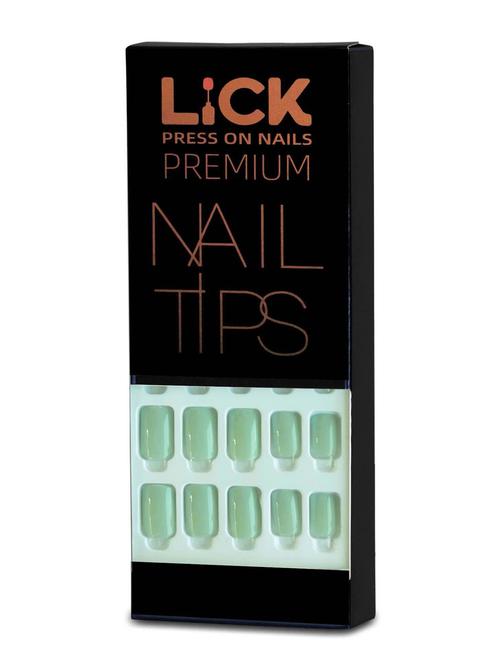 lick 24 pcs artificial/false/fake acrylic nails reusable stick on nails extension - 18760785 - Very Small Image - 1